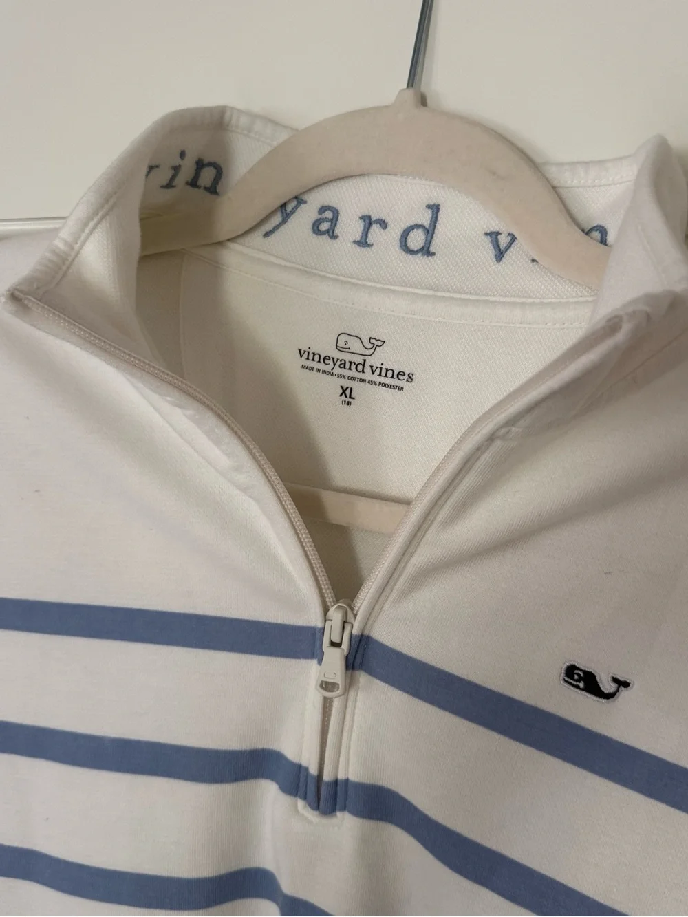 Vineyard Vines Boys Quarter-Zip Pullover – Size Large (18)